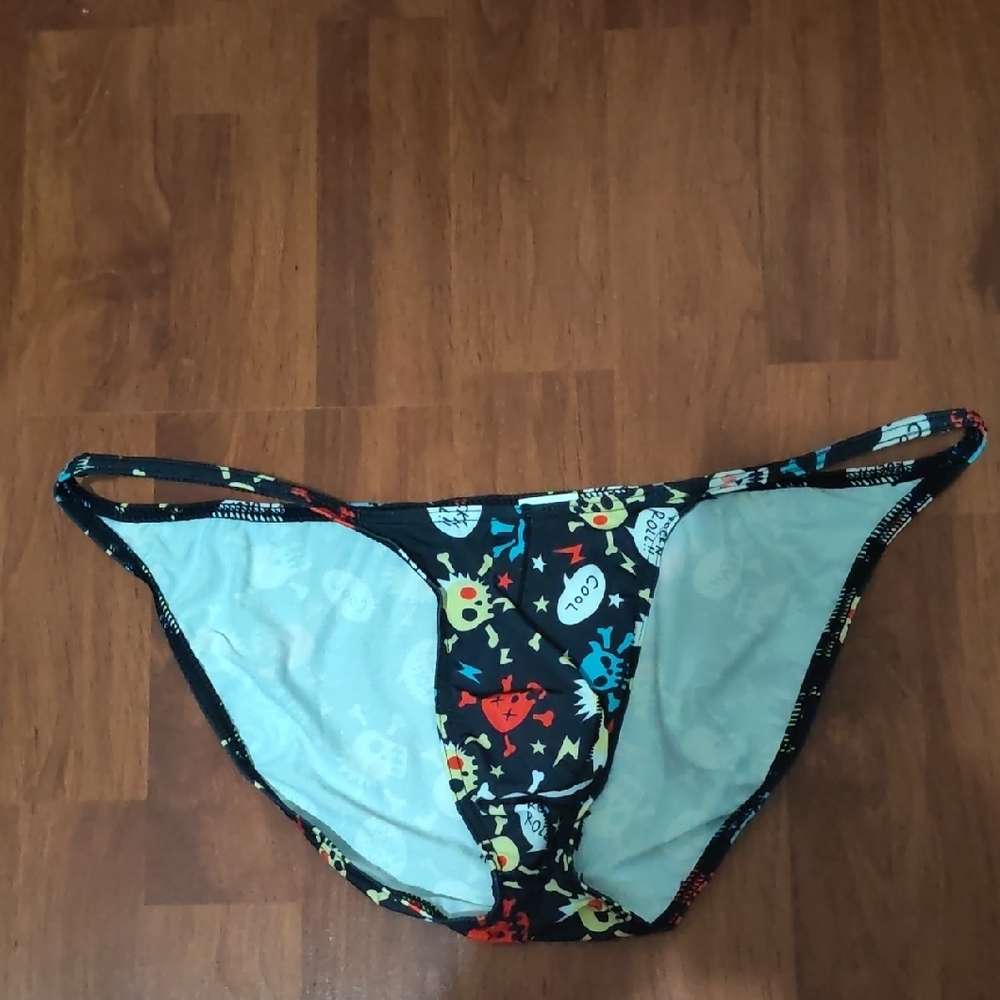 Colorful Patterned Bikini Bottom